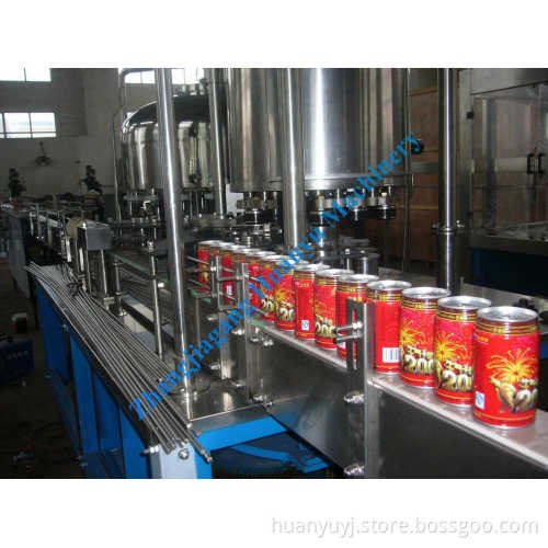 Juice Can Filling and Capping 2-in-1